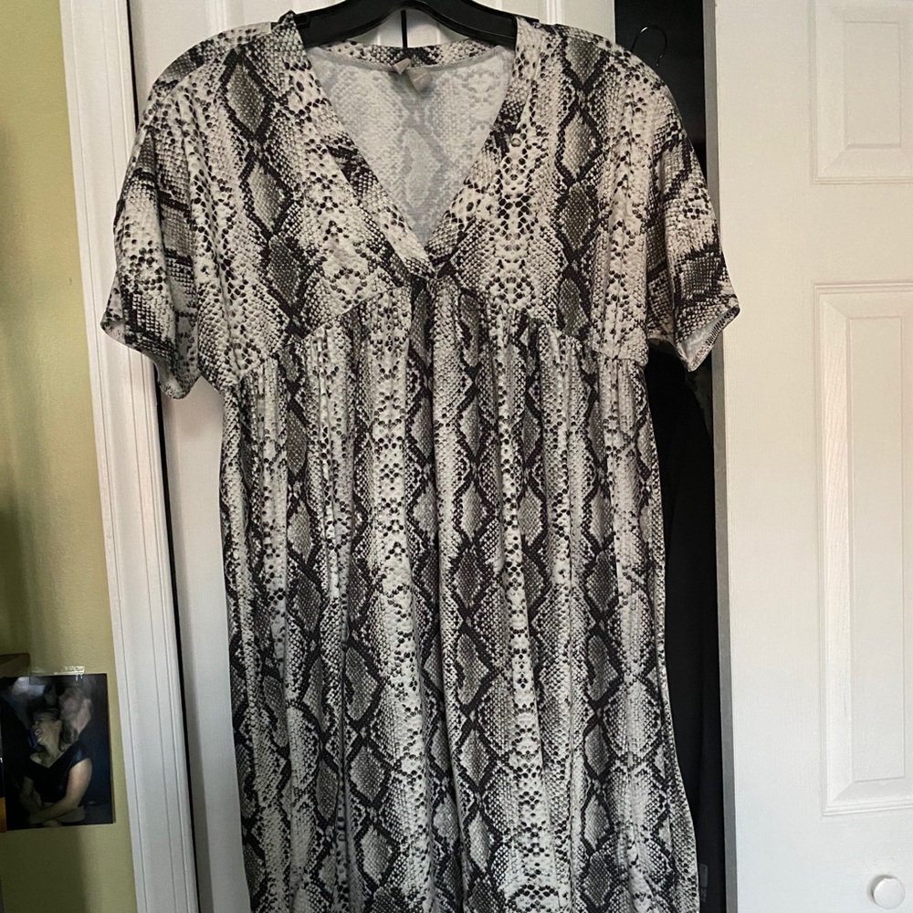 ASOS snake print dress